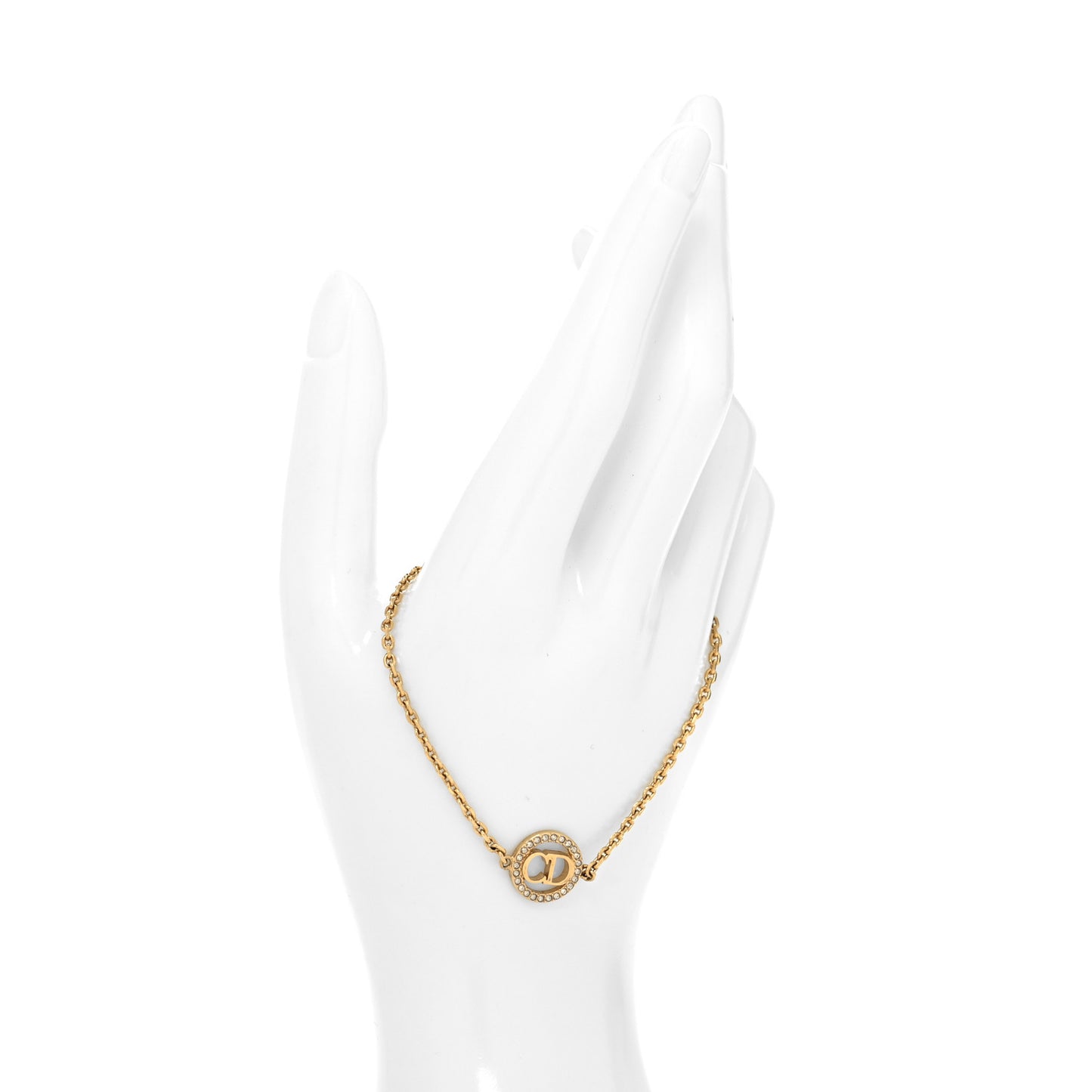 Crystal Metal Star Bracelet Gold