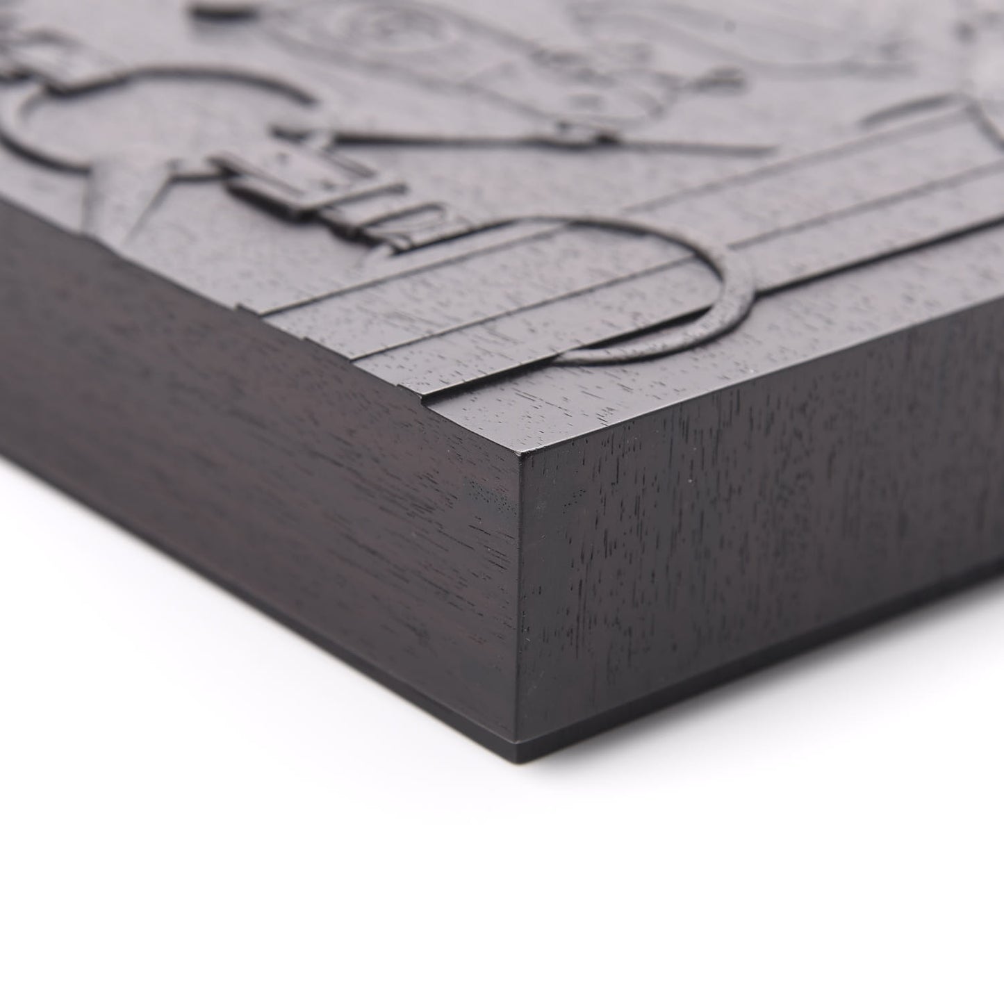 Lacquered Wood Box Black