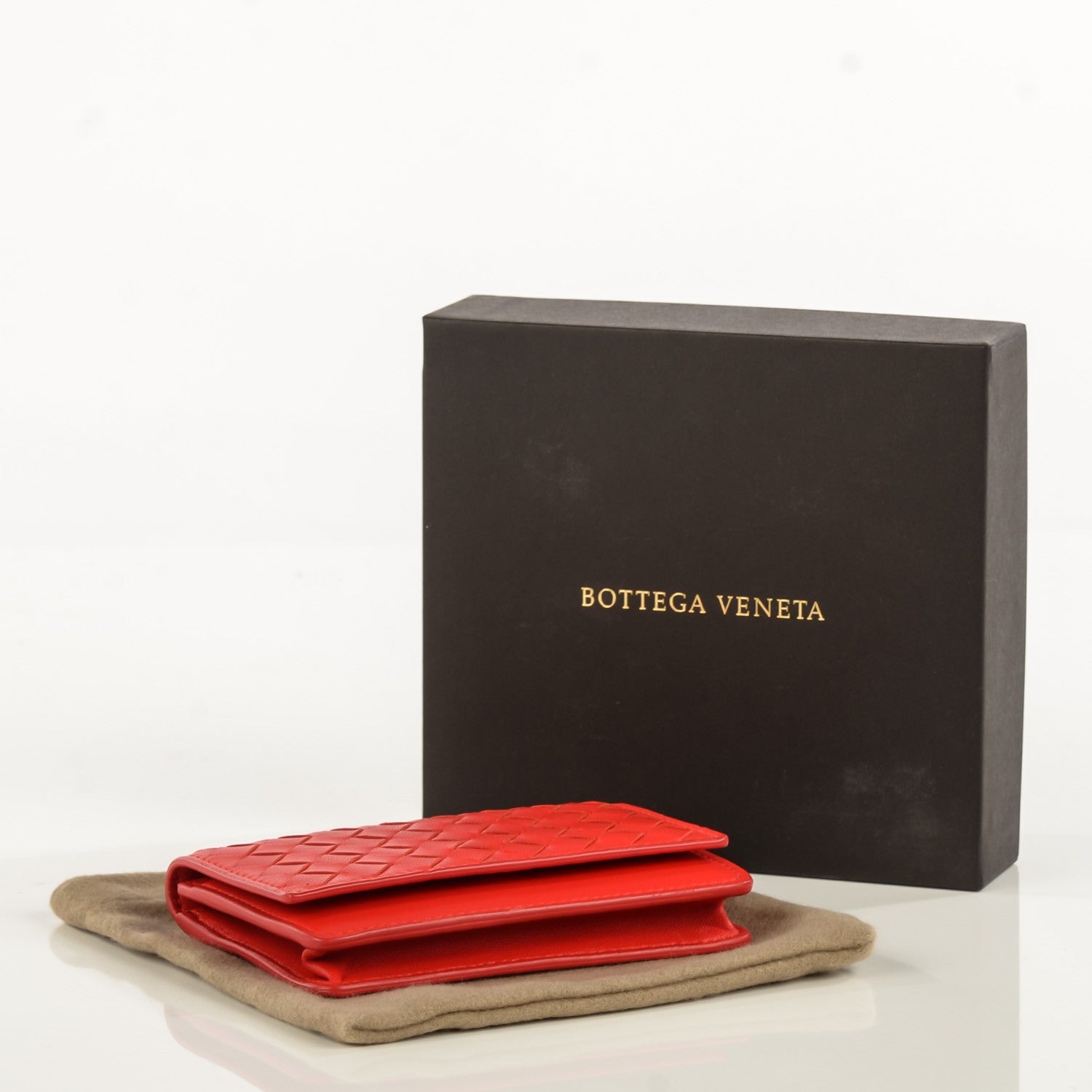 Bottega Veneta Nappa Intrecciato Woven Card Case Vesuvio 4 of 7