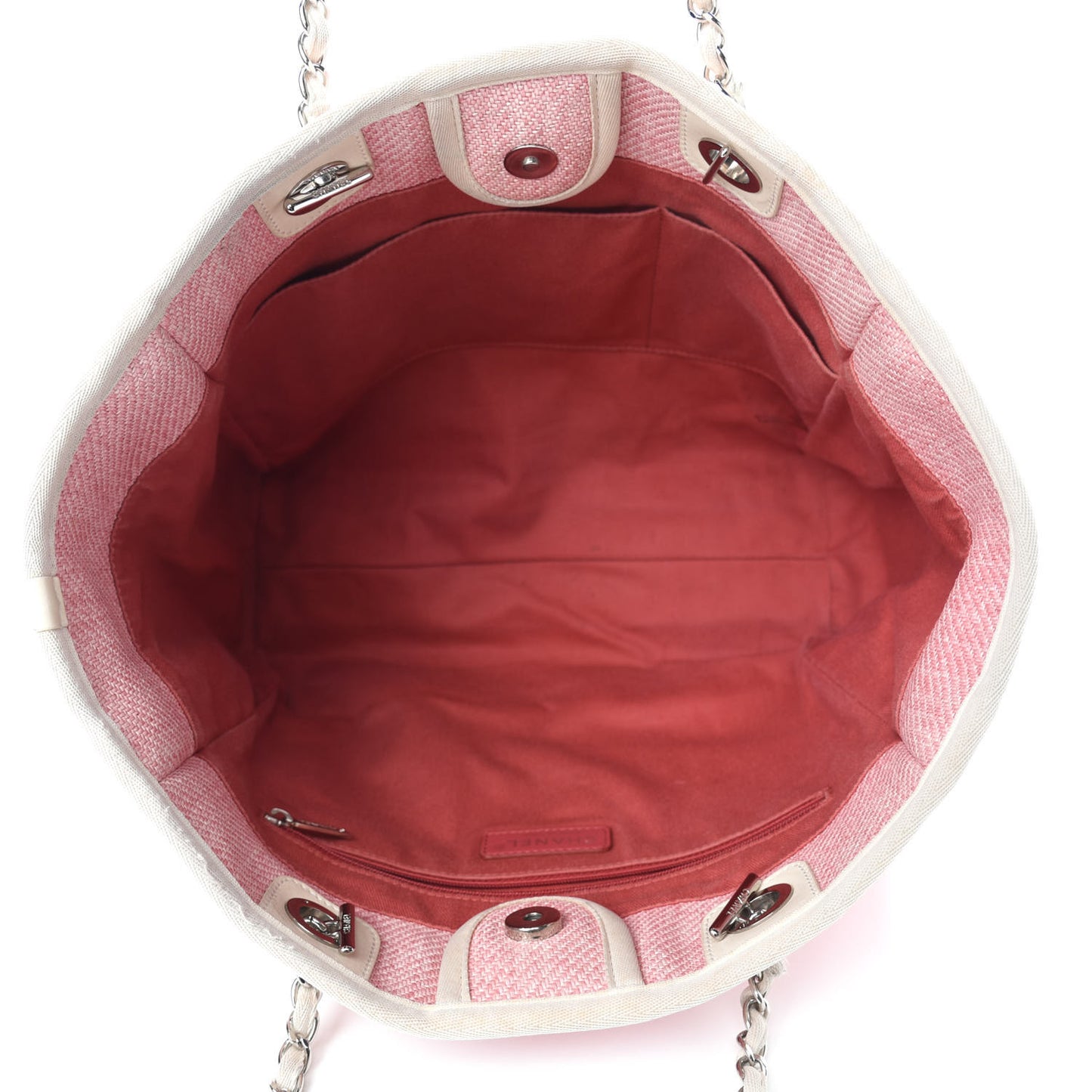 Canvas Small Deauville Tote Pink