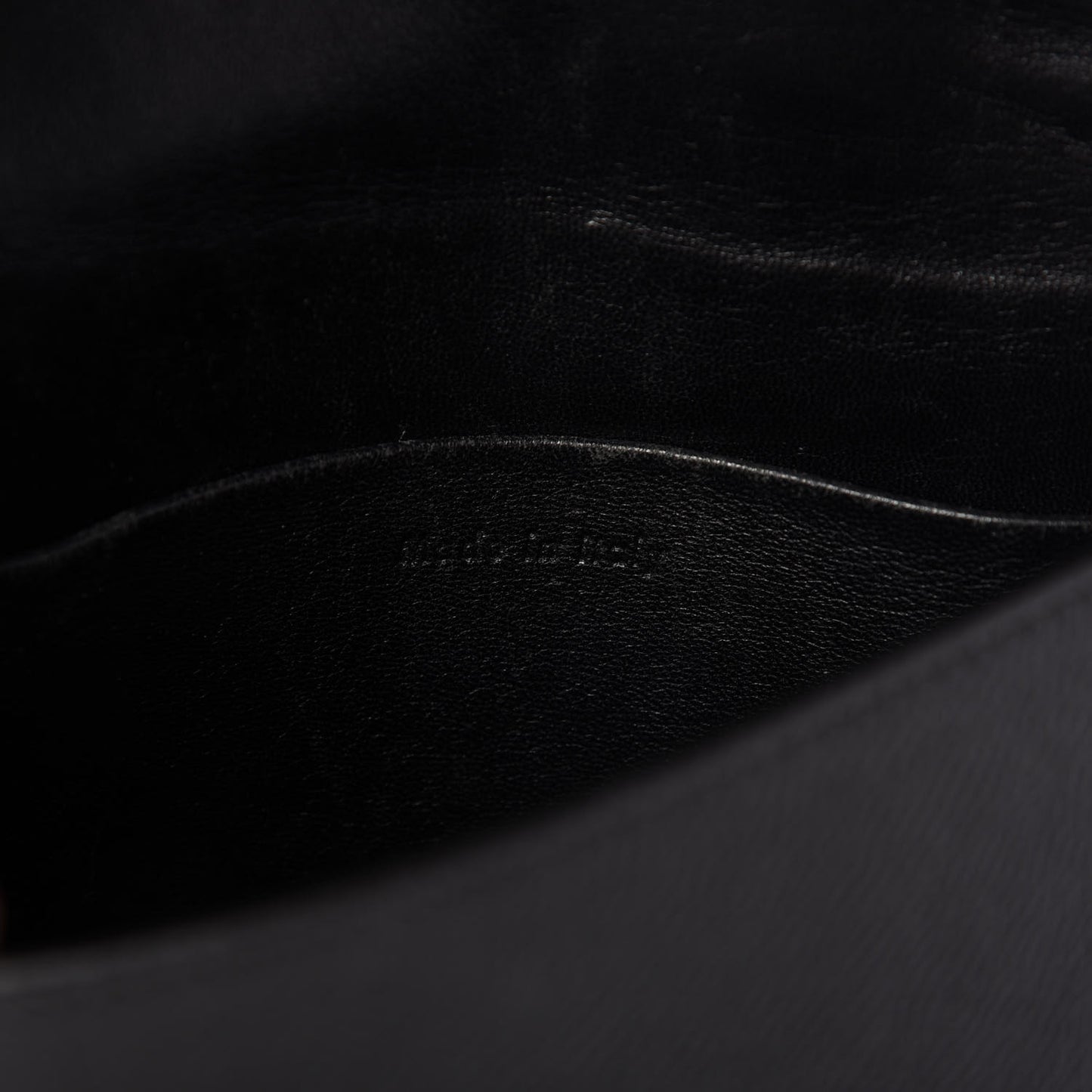 Baby Grained Calfskin Small Trotteur Black