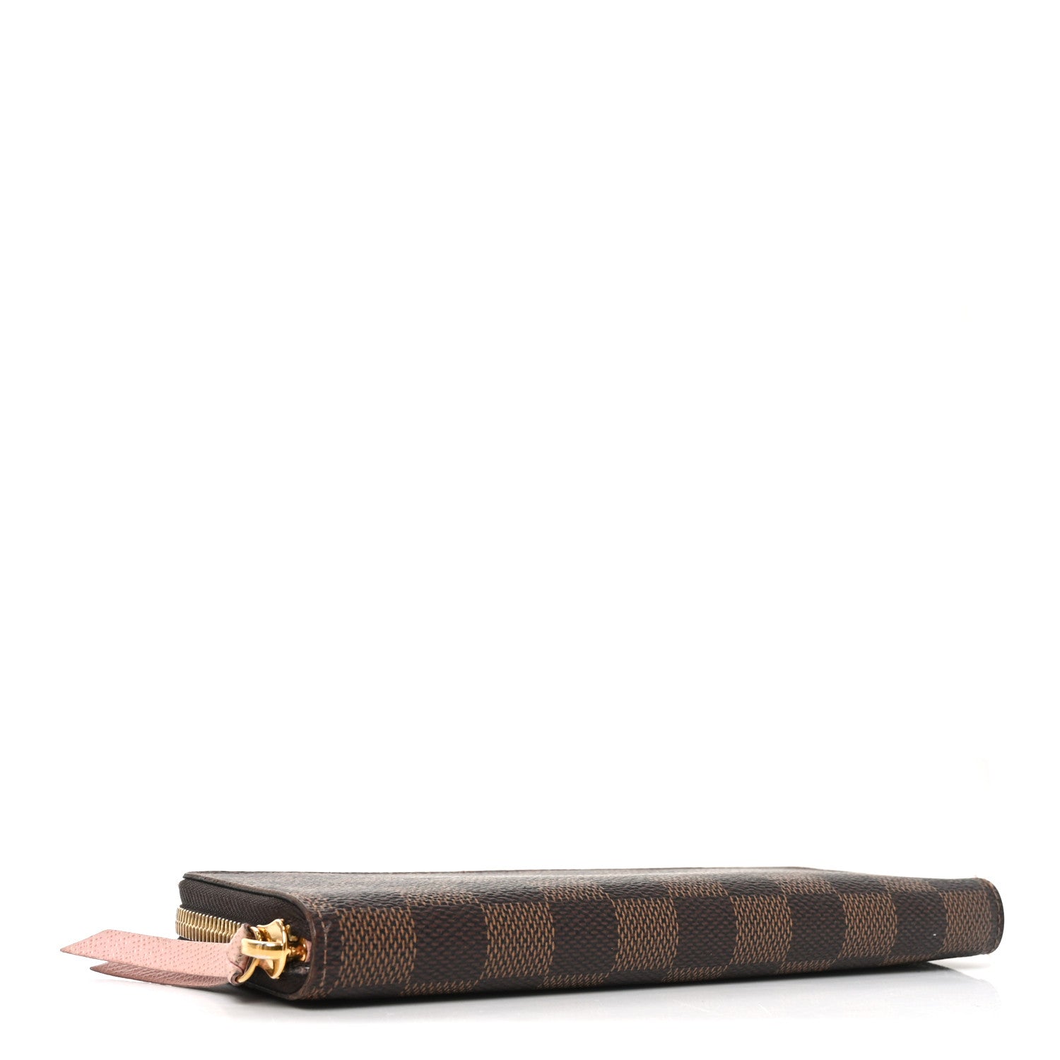 Louis Vuitton Damier Ebene Clemence Wallet Rose Ballerine 4 of 7