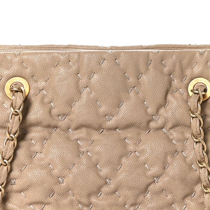 Chanel Caviar Wild Stitch Tote Beige 9 of 11
