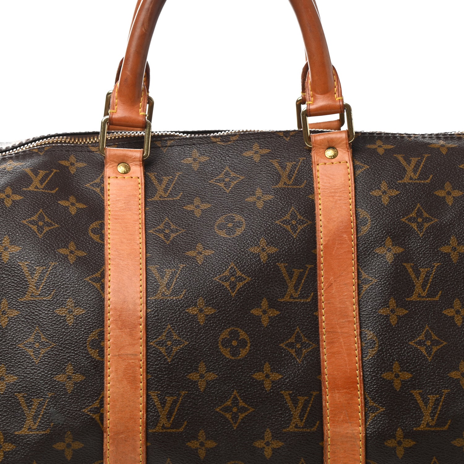Louis Vuitton Monogram Keepall Bandouliere 50 8 of 16