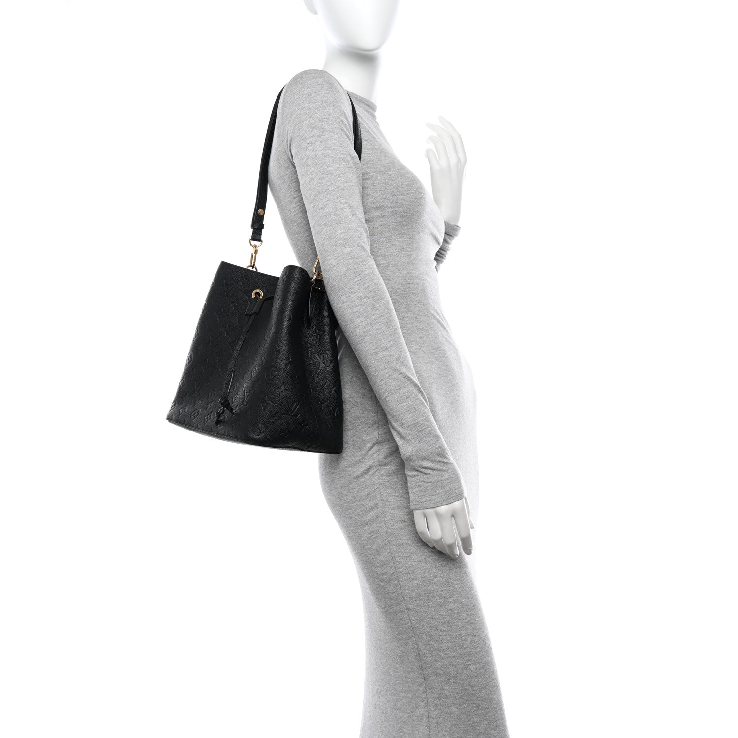 Louis Vuitton Empreinte Neonoe MM Black 2 of 11