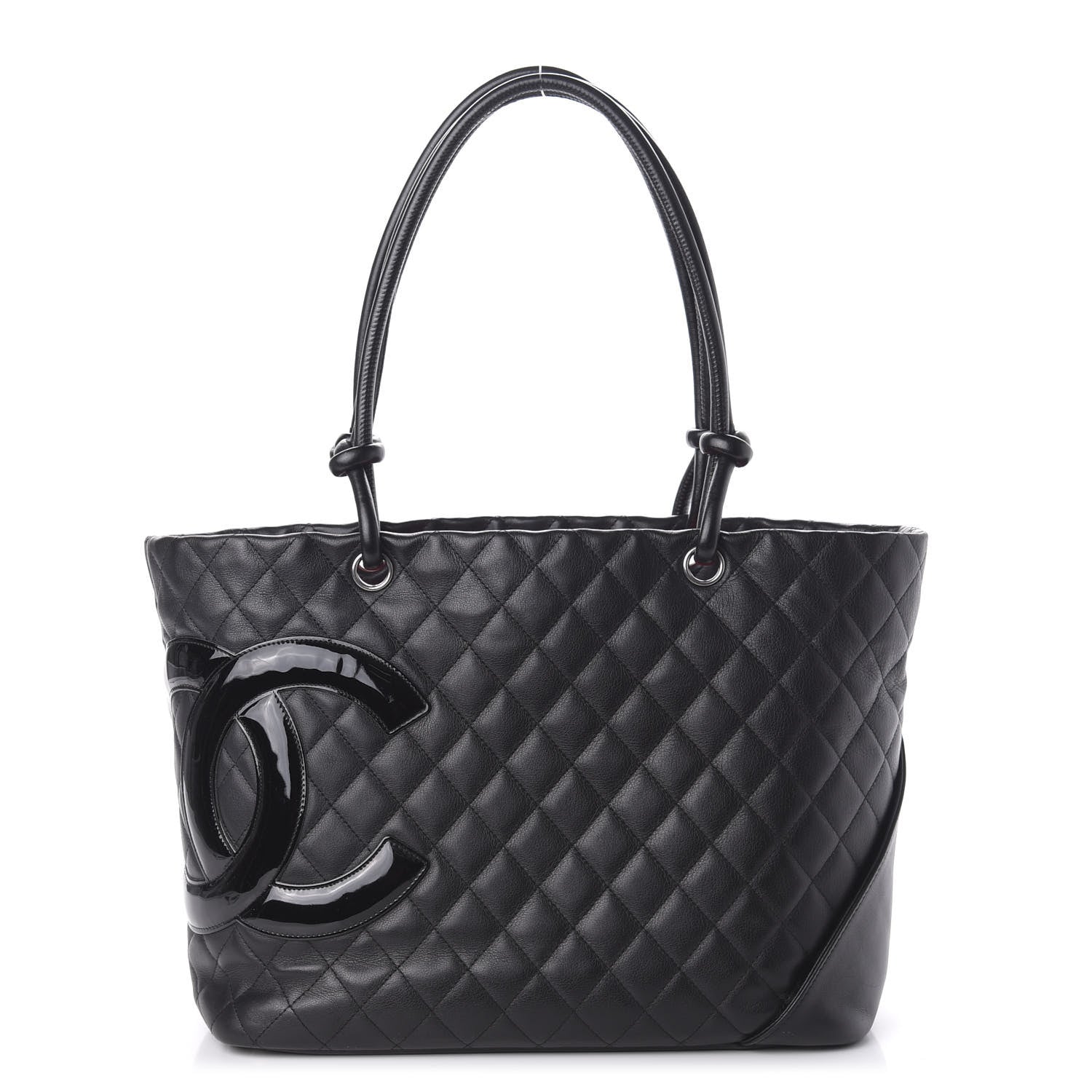 Chanel Calfskin Quilted Large Cambon Tote Black 1 of 12