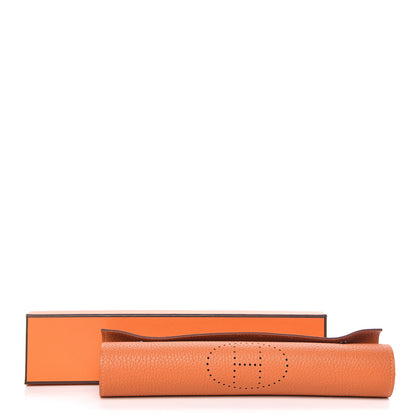 Hermes Taurillon Clemence Mises et Relances Change Tray Potiron 8 of 8