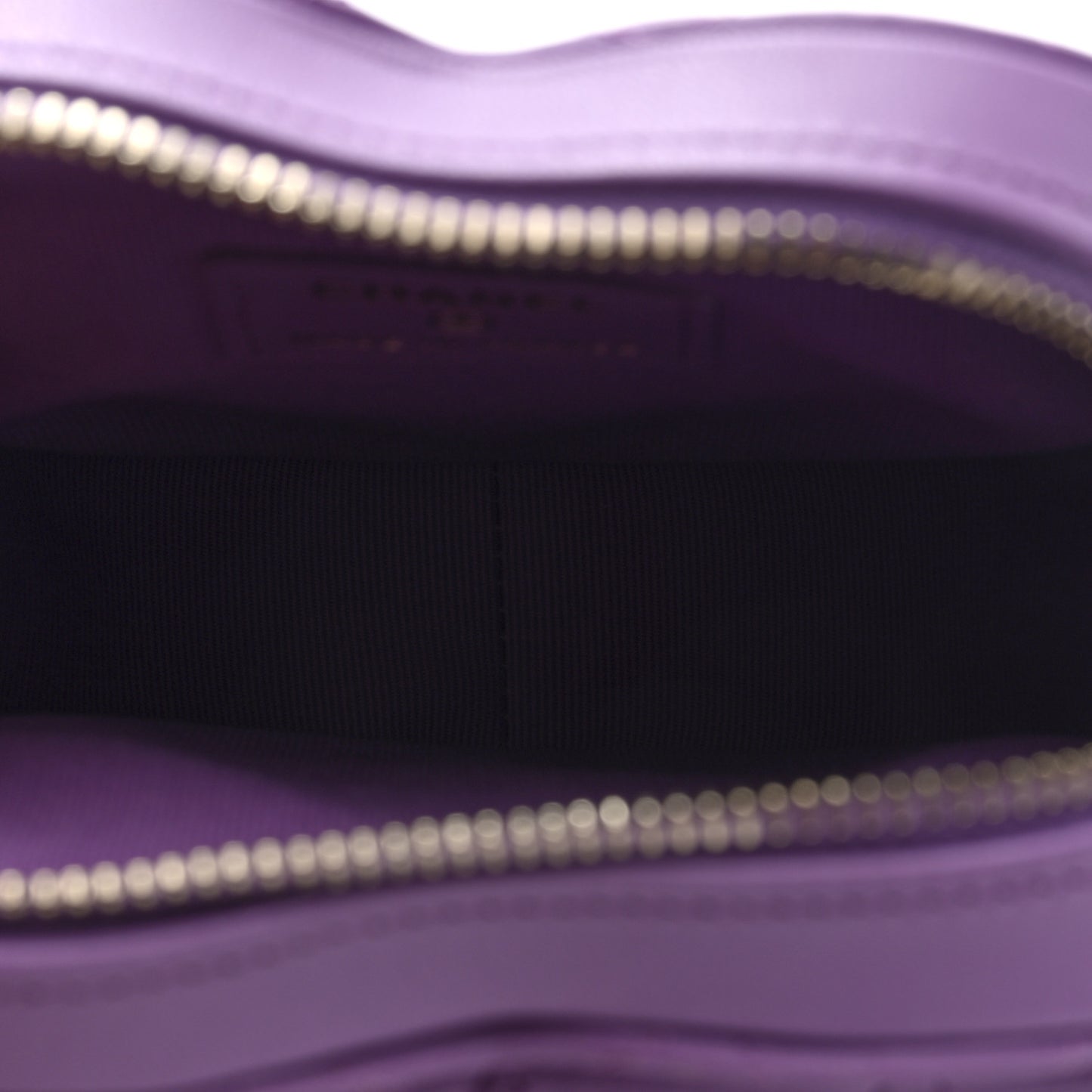 Lambskin Quilted CC In Love Heart Clutch With Chain Purple