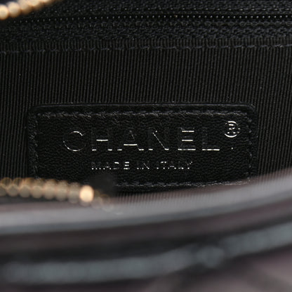 Chanel Iridescent Aged Calfskin Quilted Small Gabrielle Hobo Black 11 of 21