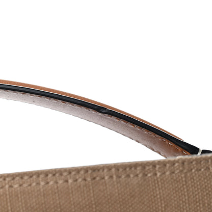 Burberry Canvas Mega Check Medium Ashby Hobo Saddle Brown 11 of 11