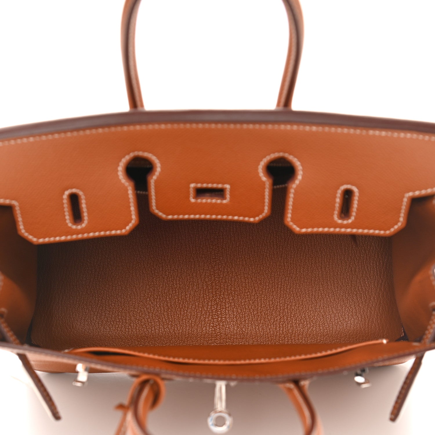 Hermes Epsom Horseshoe Birkin 25 Gold 5 of 14