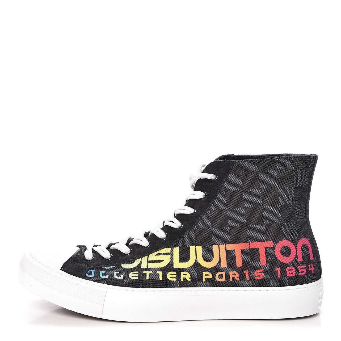 Damier Cobalt Tattoo Sneaker Boots 8.5