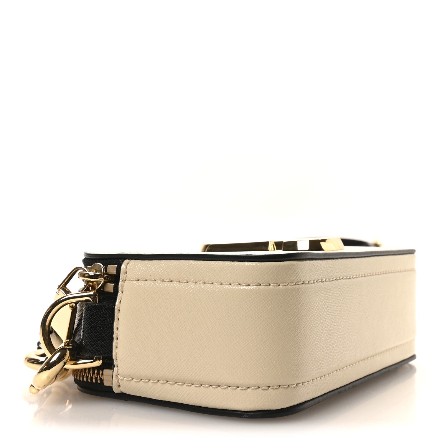 Marc Jacobs Saffiano Small Snapshot Camera Bag New Cloud White Multicolor 4 of 10