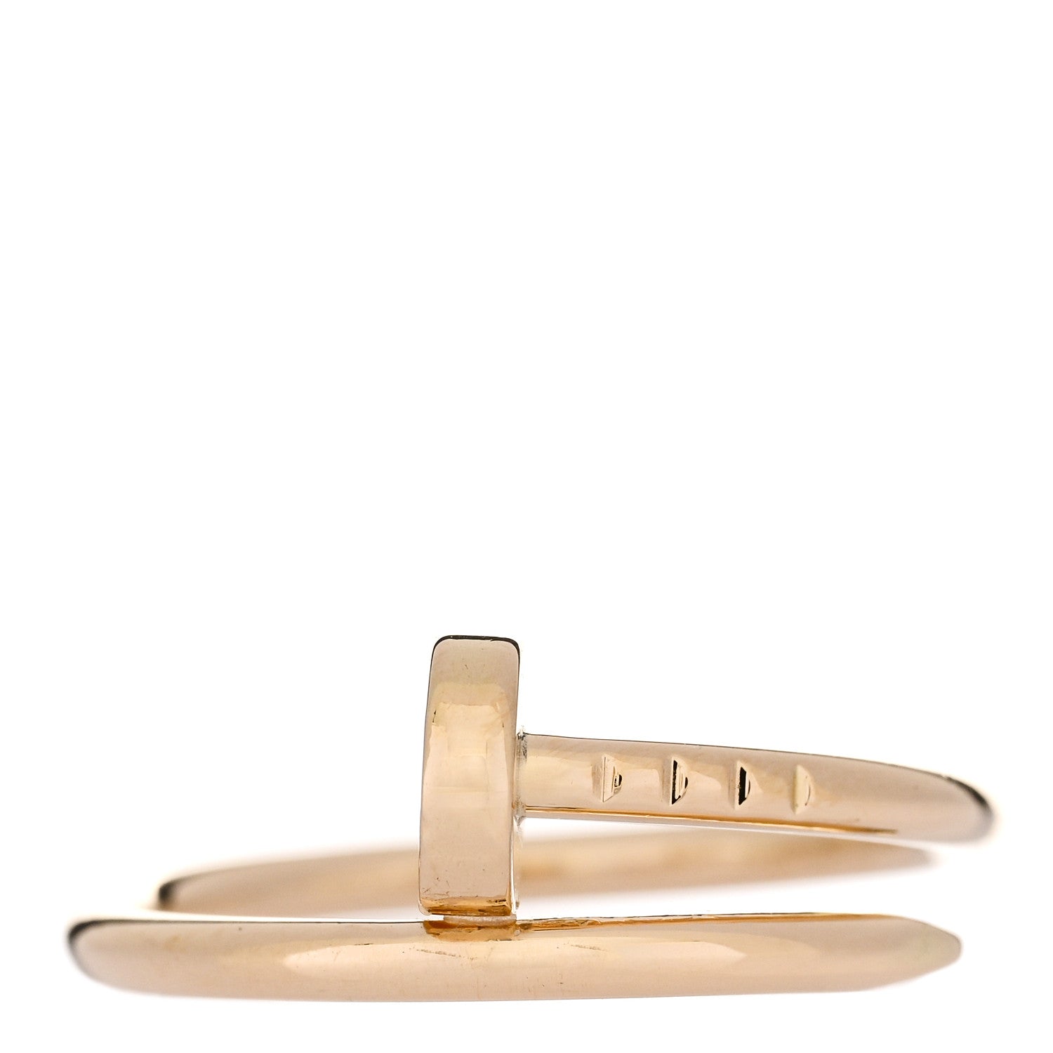 Cartier 18K Yellow Gold Small Juste Un Clou Ring 53 6.5 1 of 6