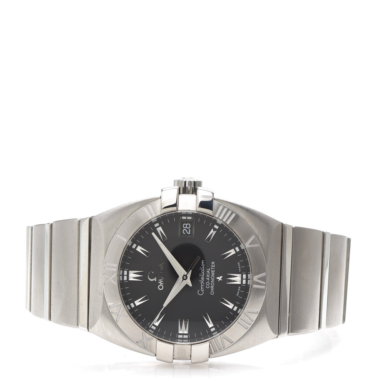 Stainless Steel 35mm Constellation Double Eagle Automatic Watch Black 1501.51