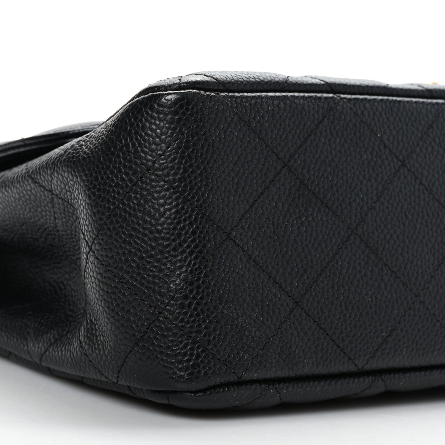 Chanel Caviar Quilted Jumbo Single Flap Black 8 of 9
