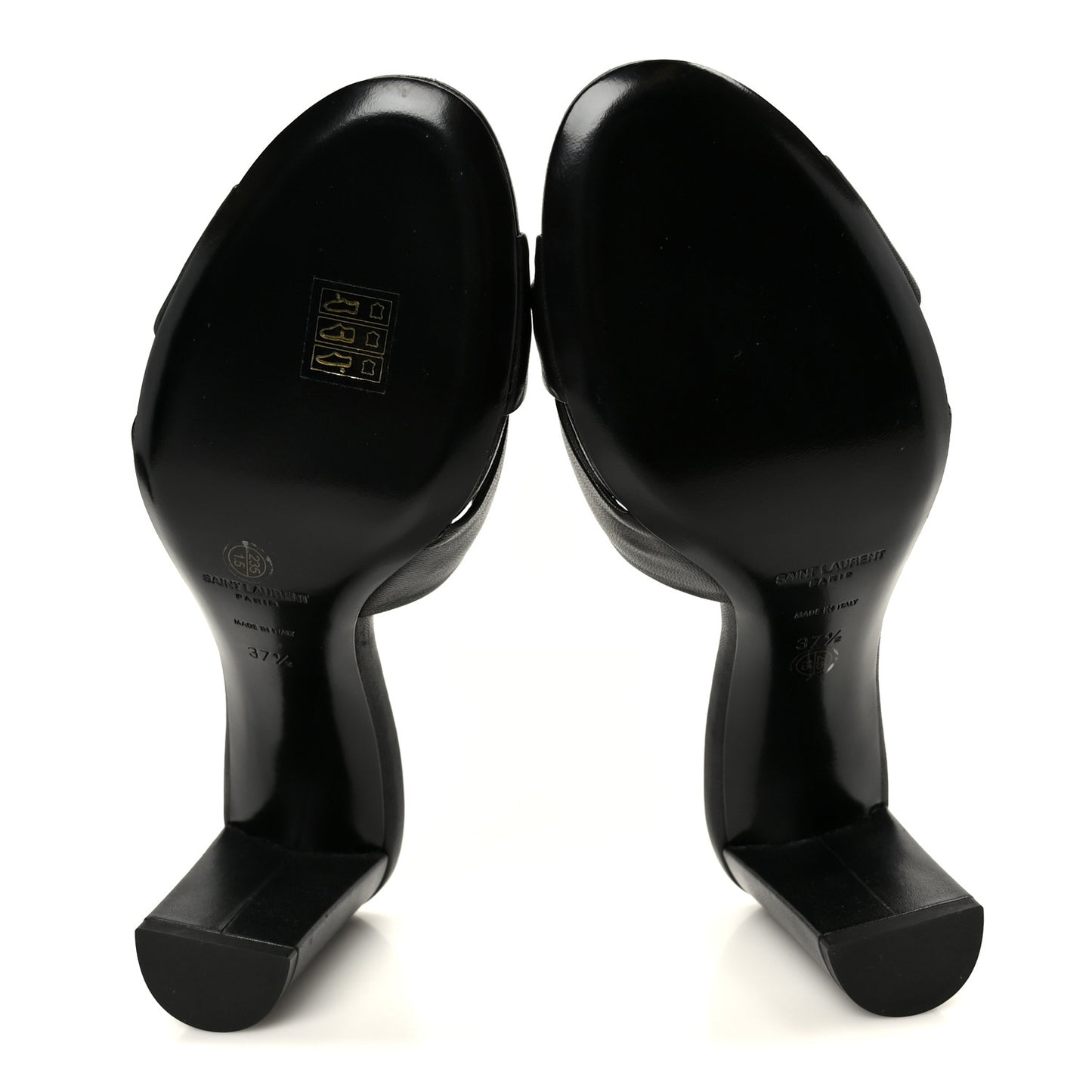 Lambskin Bianca Mules 37.5 Black