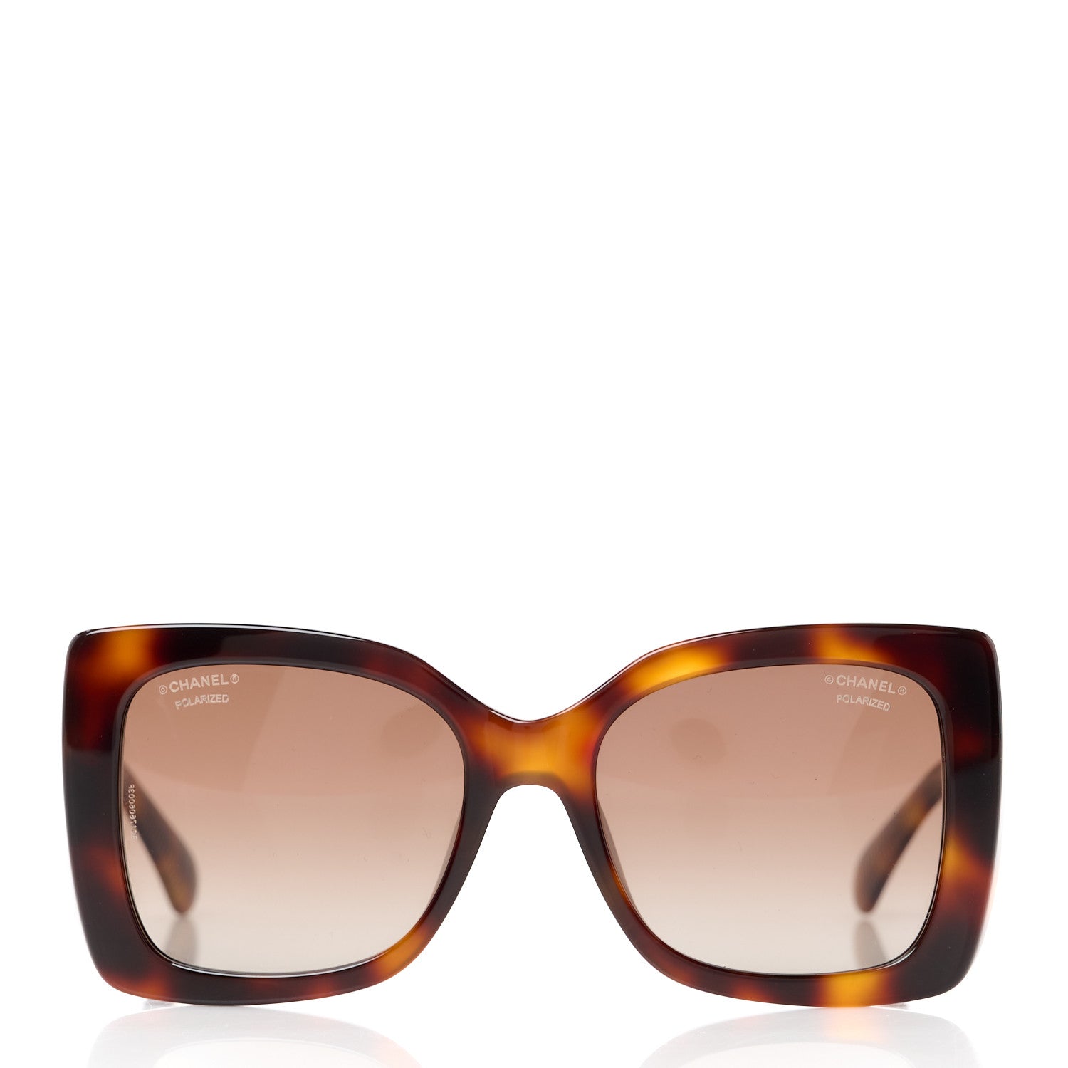 Chanel Square Polarized CC Sunglasses 5494 Tortoise Brown 2 of 8