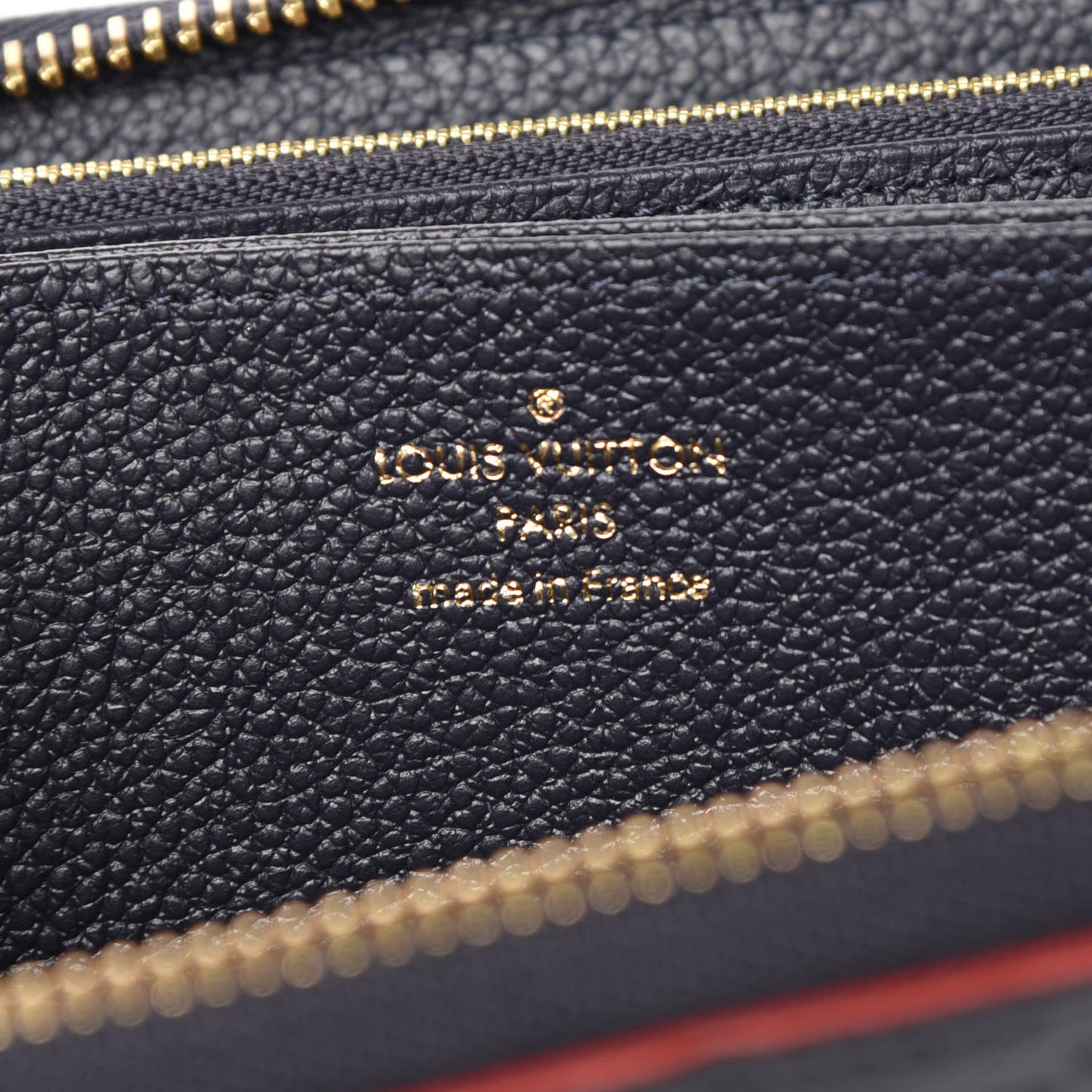 Empreinte Zippy Wallet Marine Rouge