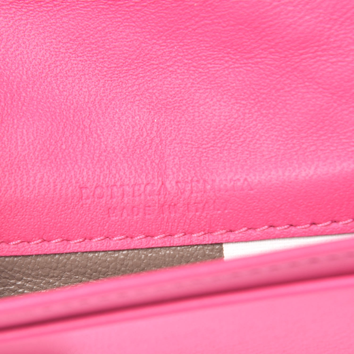 Bottega Veneta Nappa Intrecciato Card Holder Rosa Shock 6 of 9