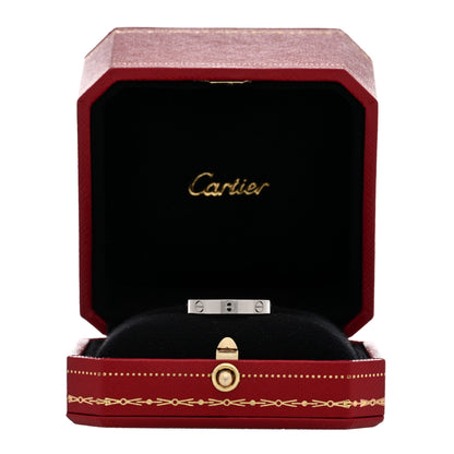Cartier 18K White Gold 3.5mm LOVE Wedding Band Ring 57 8 5 of 5