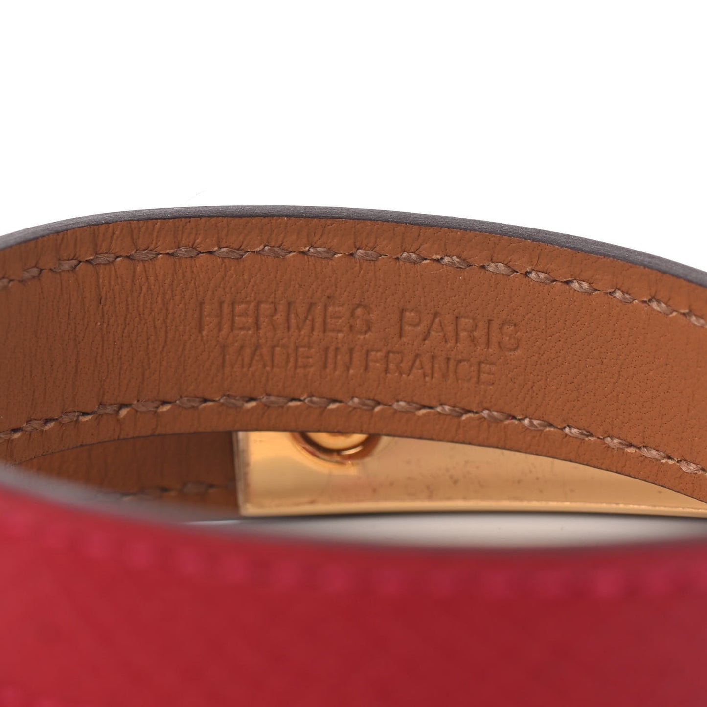 Epsom Rivale Double Tour Bracelet Rouge Casaque