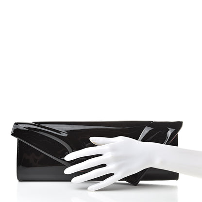 Christian Louboutin Patent So Kate Baguette Clutch Black 2 of 9