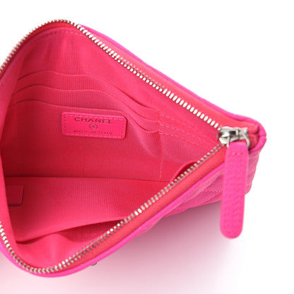 Chanel Goatskin Quilted Medium Reissue Cosmetic Case Pink 5 of 7
