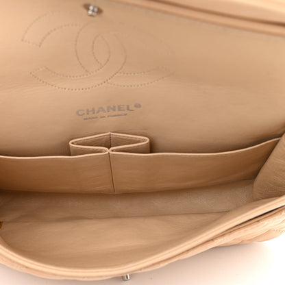 Chanel Lambskin Quilted Medium Double Flap Beige 5 of 11