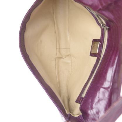 Fendi Lizard Baguette Purple 4 of 12