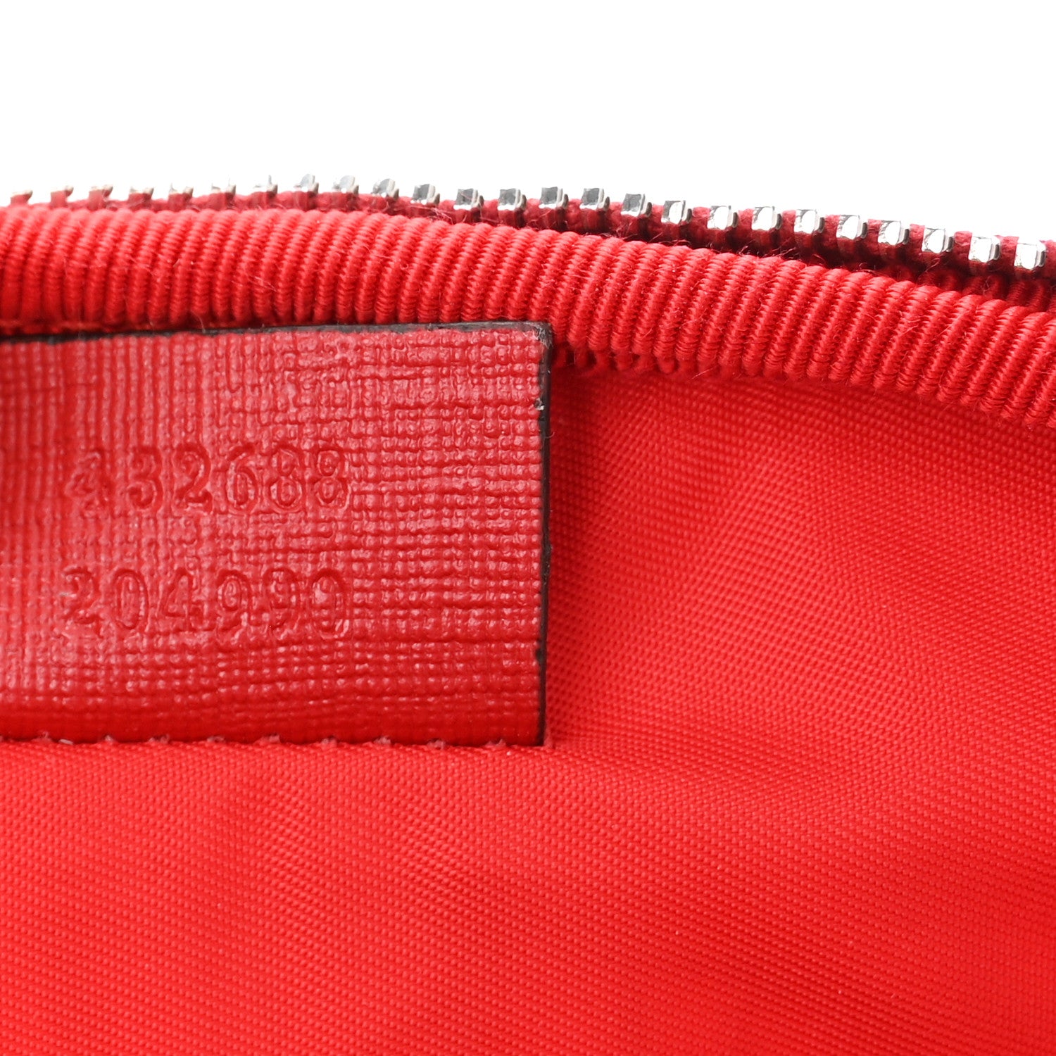 Gucci GG Supreme Monogram Blind For Love Embroidered Crossbody Bag Beige Hibiscus Red 7 of 11