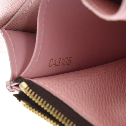 Louis Vuitton Damier Ebene Caissa Wallet Rose Ballerine 7 of 7