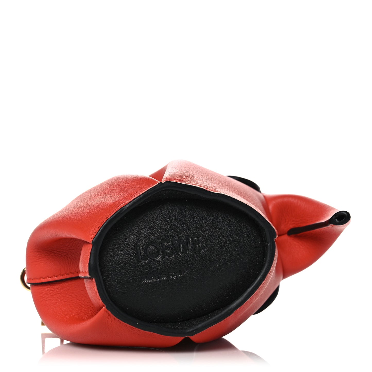 Calfskin Elephant Pouch Vermillion