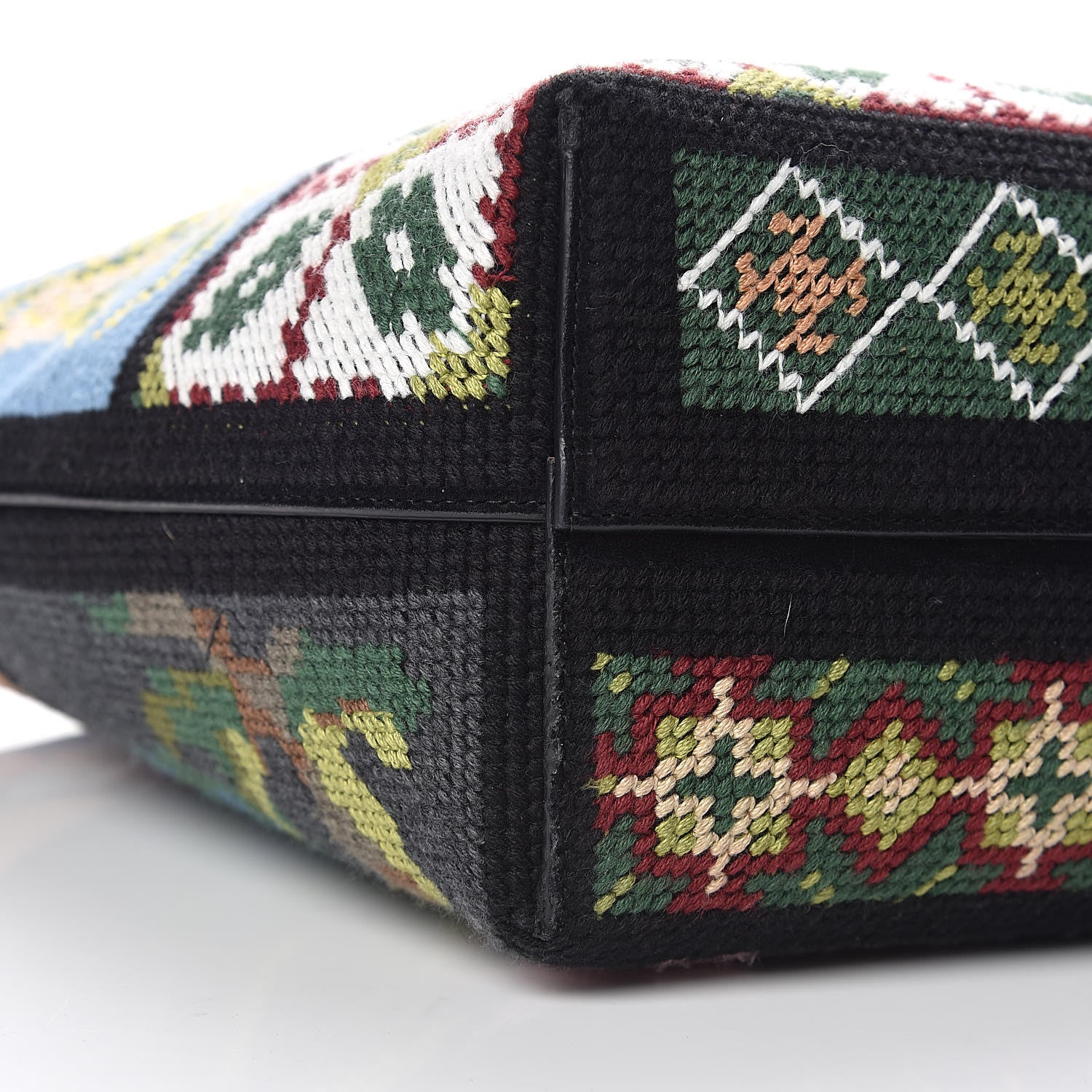 Alexander McQueen Tapestry Patchwork Small Shopper Tote Multicolor 11 of 12
