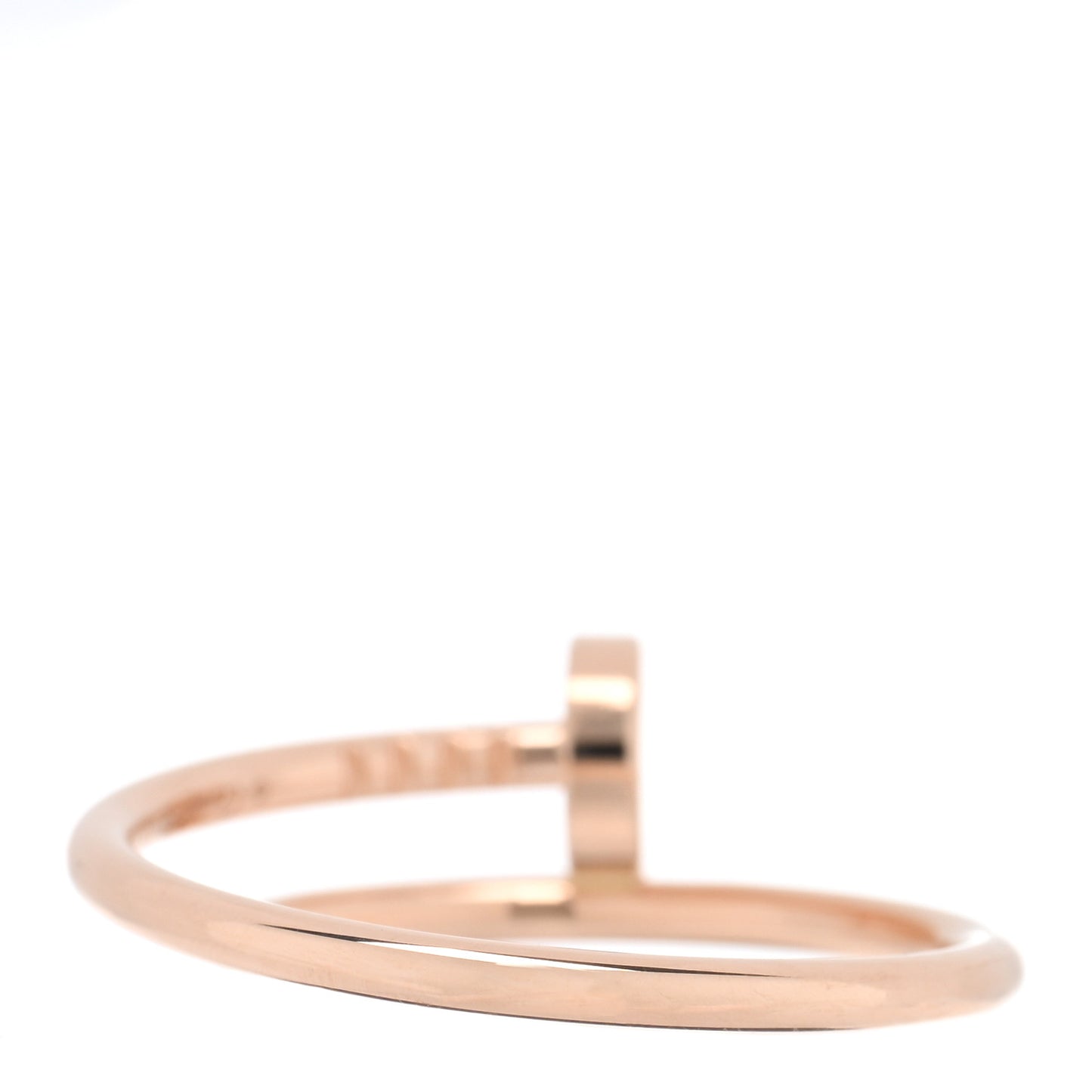 18K Pink Gold Small Juste Un Clou Ring 59 8.75