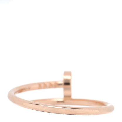 Cartier 18K Pink Gold Small Juste Un Clou Ring 59 8.75 3 of 5
