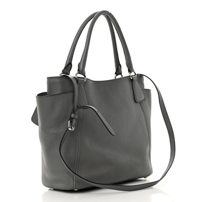 Prada Vitello Daino Side Pocket Tote Marmo 3 of 18