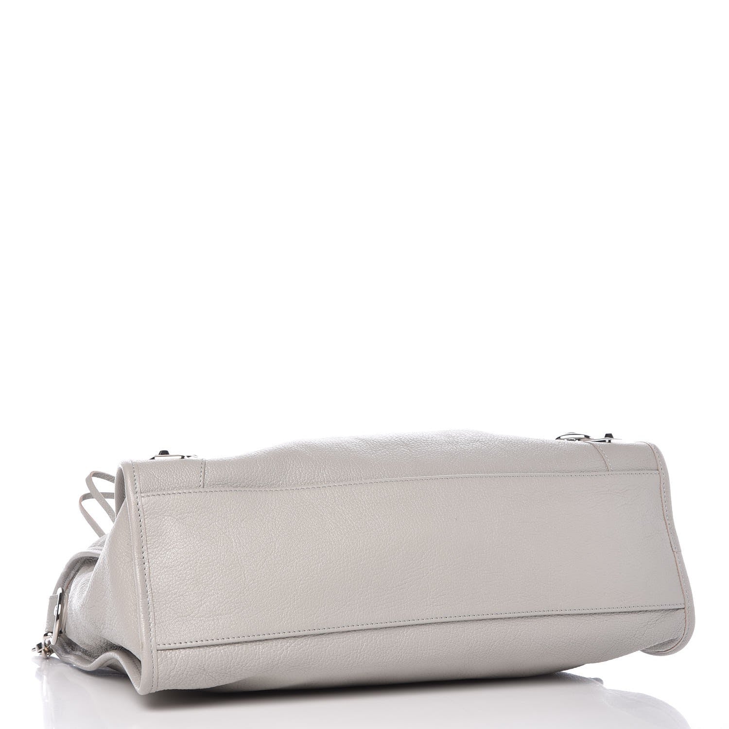 Balenciaga Chevre Silver Metallic Edge Hardware City Gris Glace 4 of 8
