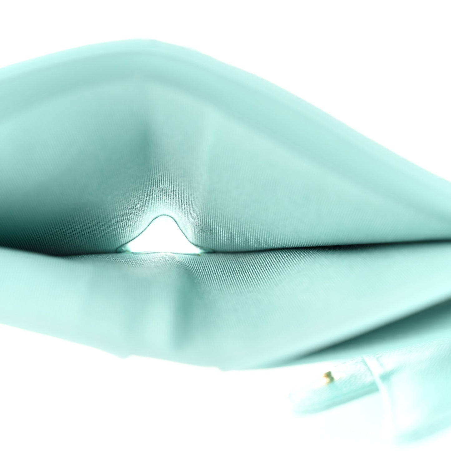 Caviar Quilted Medium Flap Wallet Light Blue