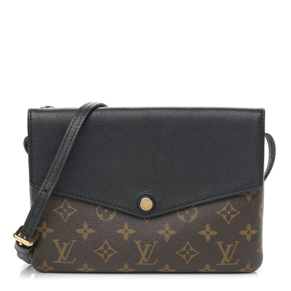Louis Vuitton Monogram Twice Pochette Black 1 of 17