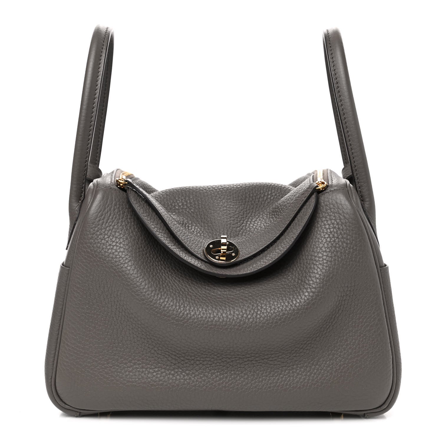 Hermes Taurillon Clemence Lindy 26 Etain 1 of 4