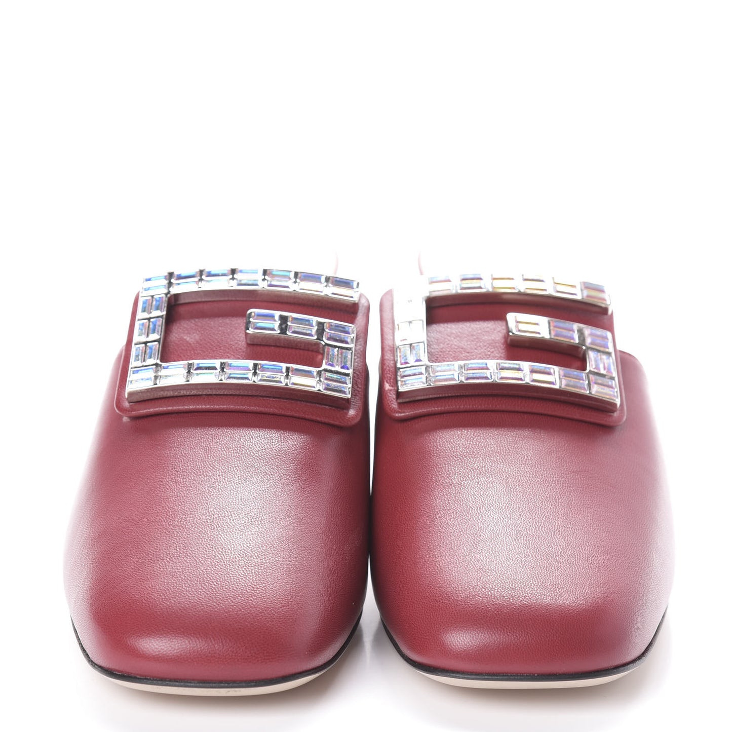 Malaga Kid Crystal Square G Madelyn Mules 40 Romantic Cerise