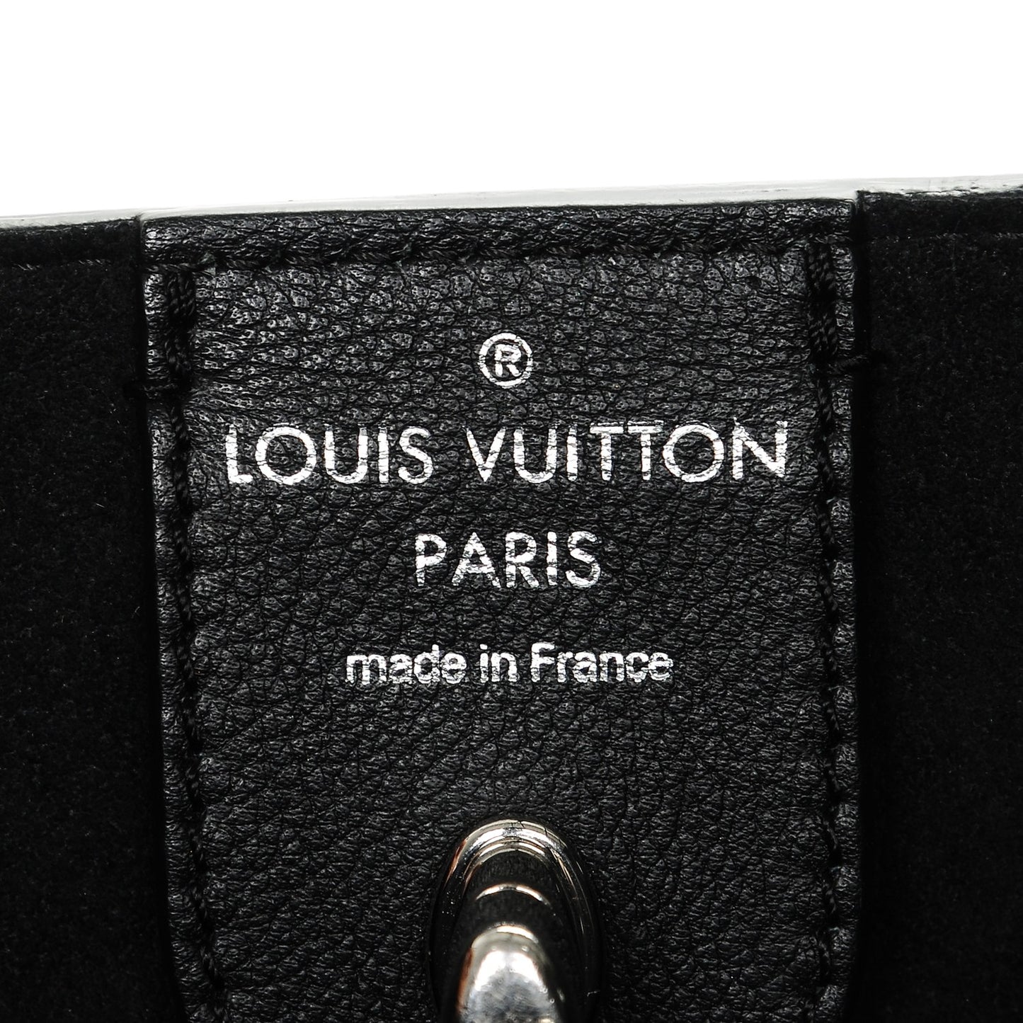 Calfskin Lockme Cabas Black