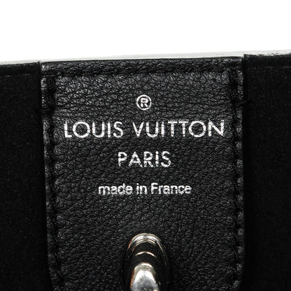 Louis Vuitton Calfskin Lockme Cabas Black 6 of 8