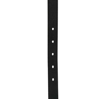 Saint Laurent Smooth Calfskin Monogram Square Buckle Belt 95 38 Black 5 of 6