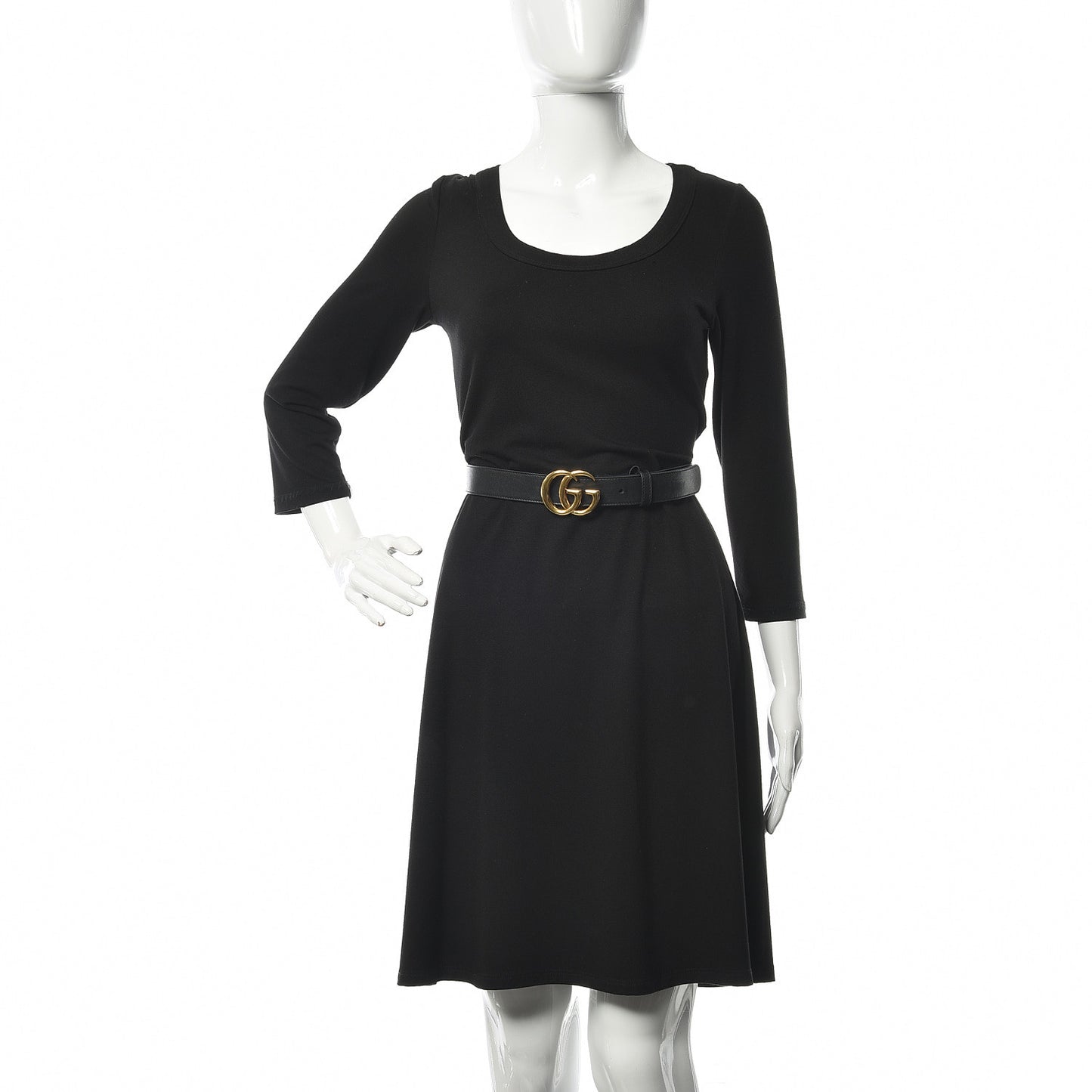 Calfskin Double G 30mm Belt 85 34 Black
