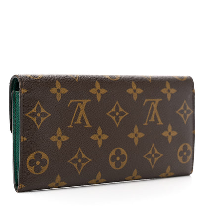 Louis Vuitton Monogram Emilie Wallet Vert 3 of 14