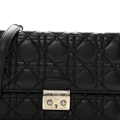 Christian Dior Lambskin Cannage Miss Dior Promenade Pouch Black 8 of 14