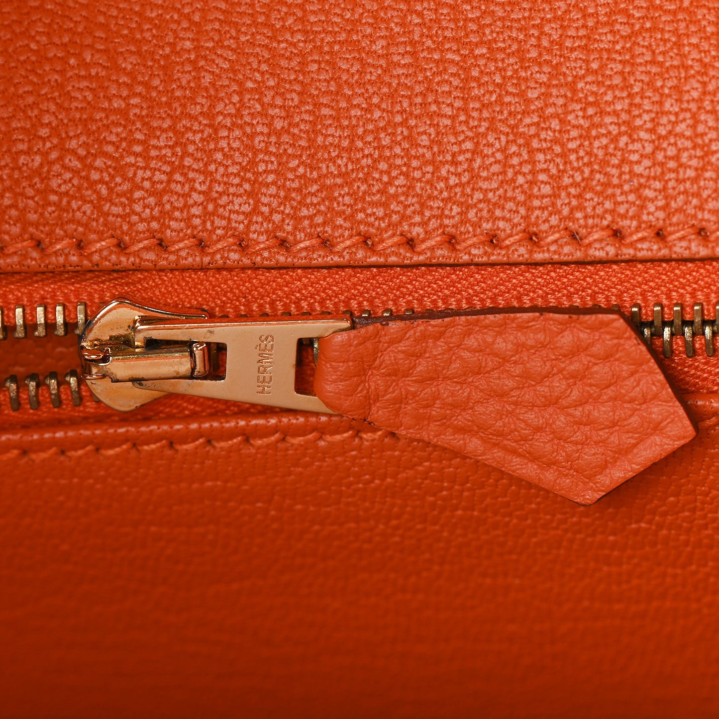 Togo Birkin 35 Orange