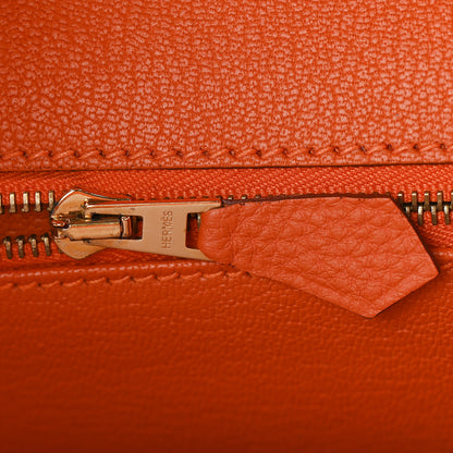 Hermes Togo Birkin 35 Orange 17 of 34